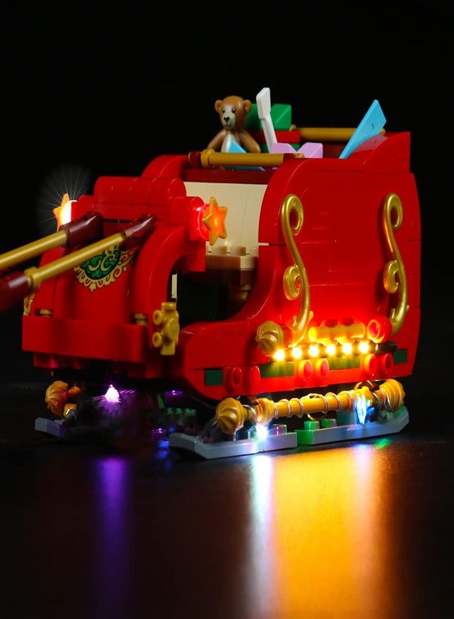 Vonado Led Light Kit Compatible with Lego Santa Sleigh 40499 - Lego Sets Not Included, Vonado Led Lighting Kit Compatible with Lego Christmas Set - Image 5